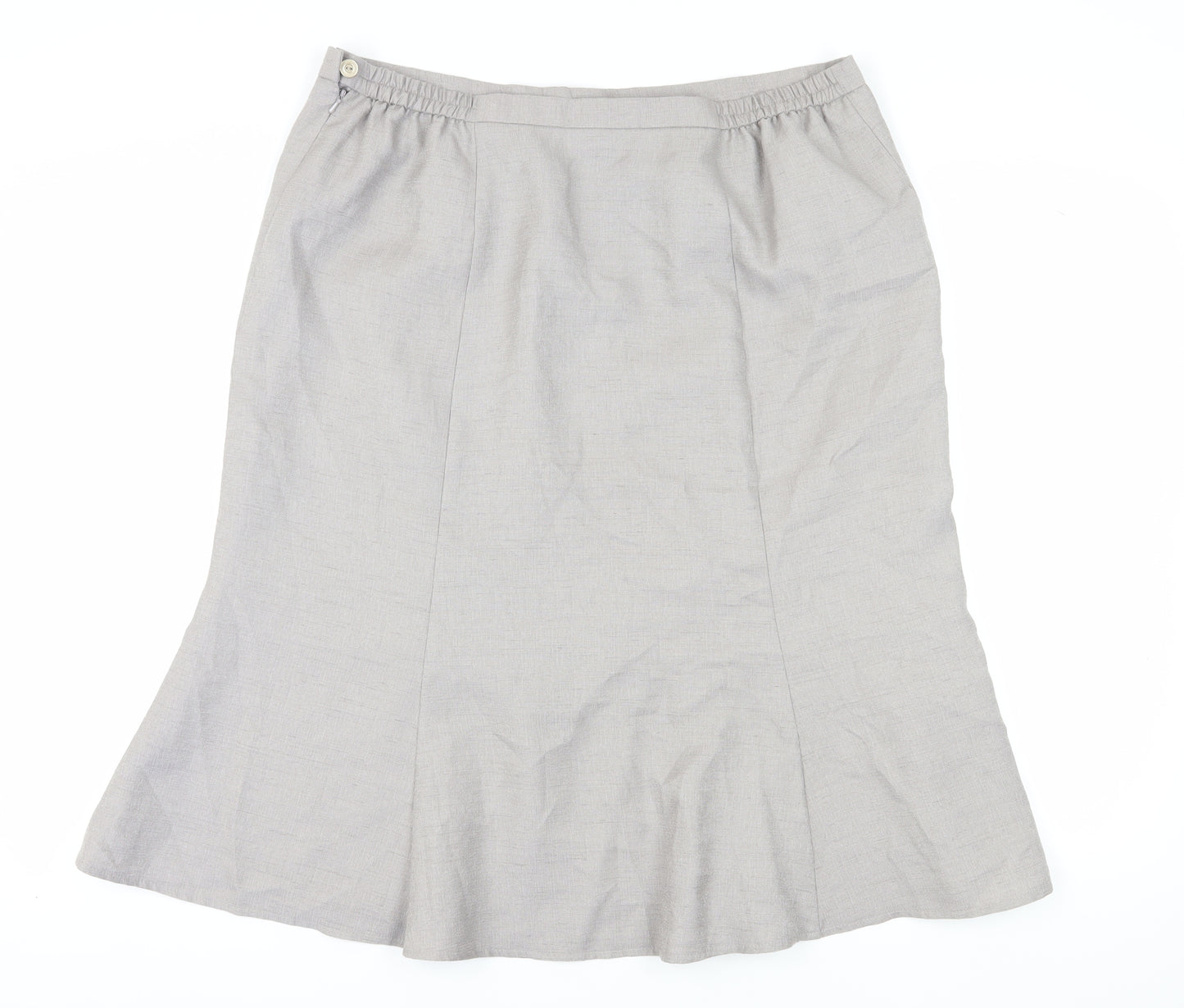 Eastex Women’s Grey Pencil Skirt UK 20 Casual Style