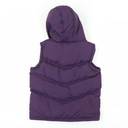 Marks and Spencer Boys Purple Puffer Jacket 9-10Y Winter