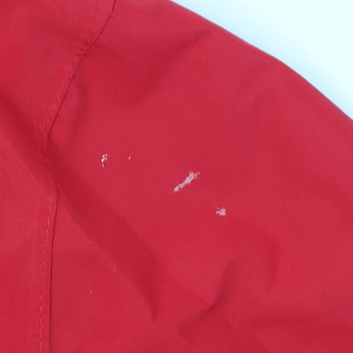 Next Boys Red Hooded Winter Parka Jacket 8-9 Years