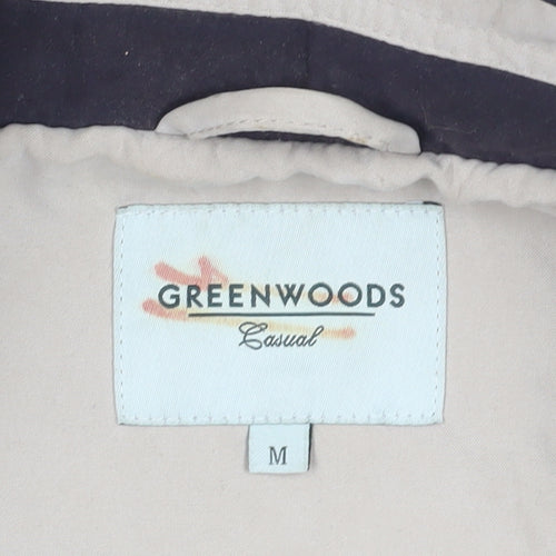 Greenwoods Men's Beige Medium Casual Jacket
