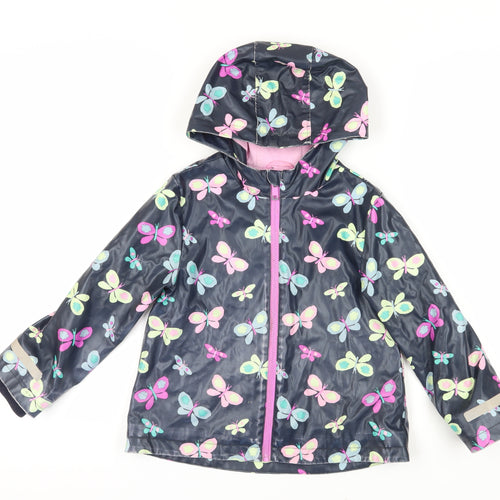 Marks and Spencer Girls Butterfly Rain Coat 5-6 Years