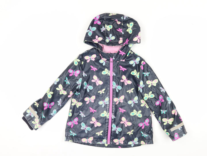 Marks and Spencer Girls Butterfly Rain Coat 5-6 Years