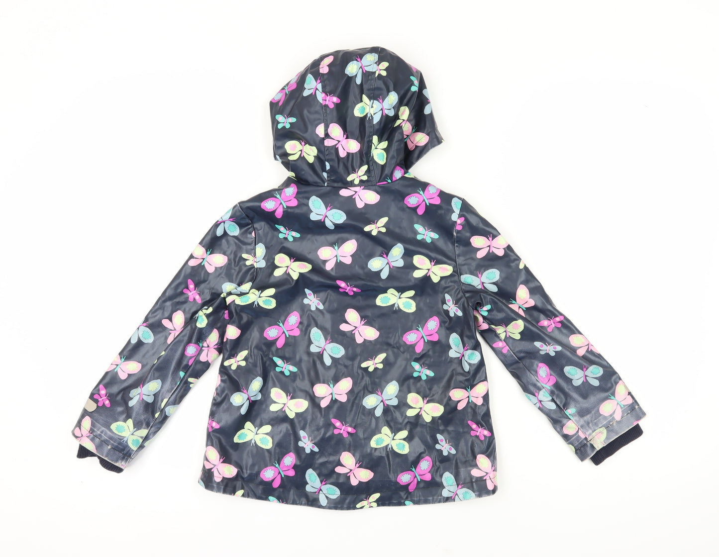 Marks and Spencer Girls Butterfly Rain Coat 5-6 Years