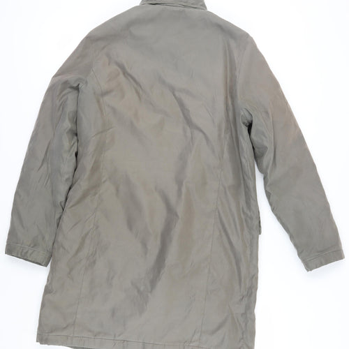 Marks and Spencer Women's Grey Coat - S, Overcoat Style