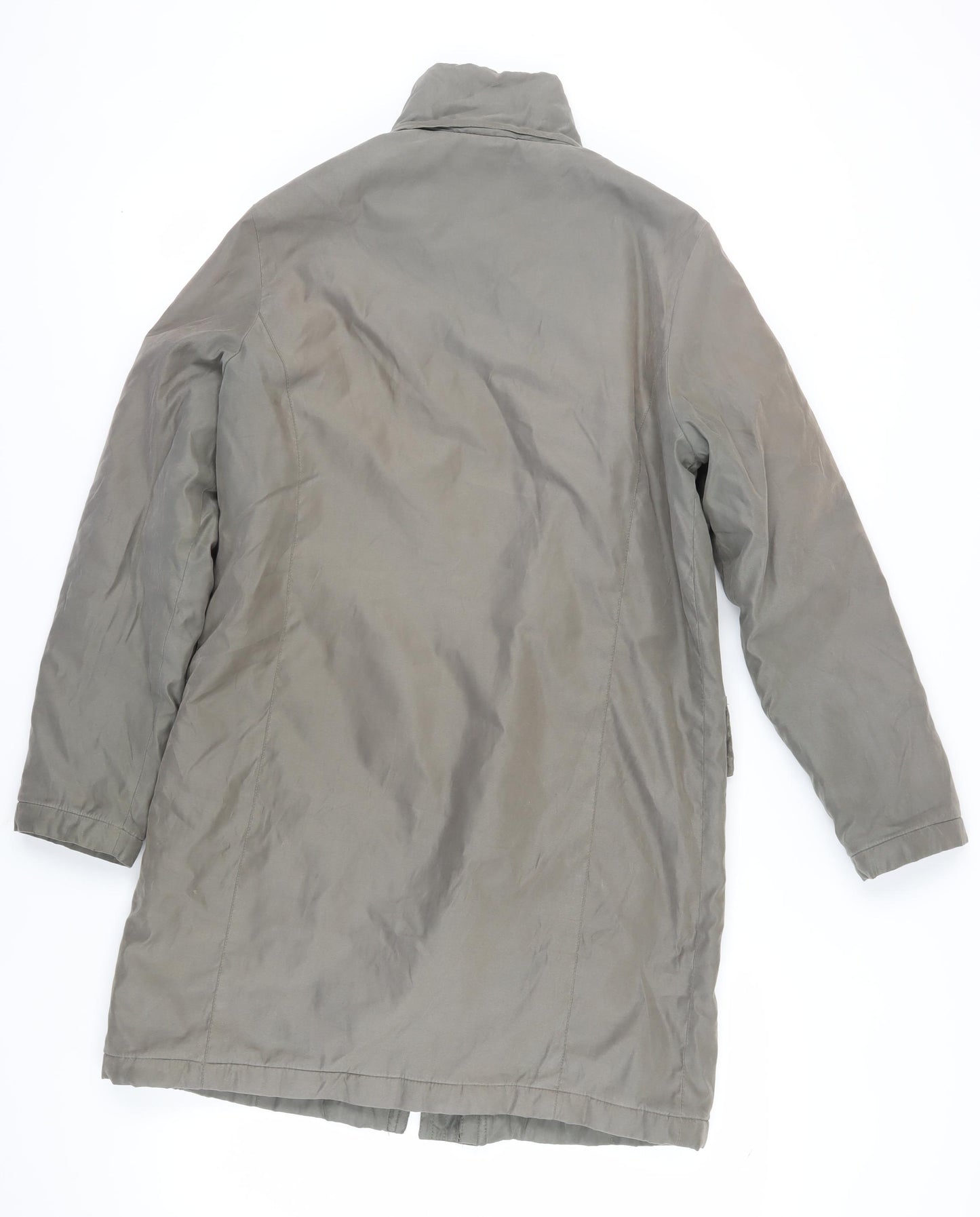 Marks and Spencer Women's Grey Coat - S, Overcoat Style