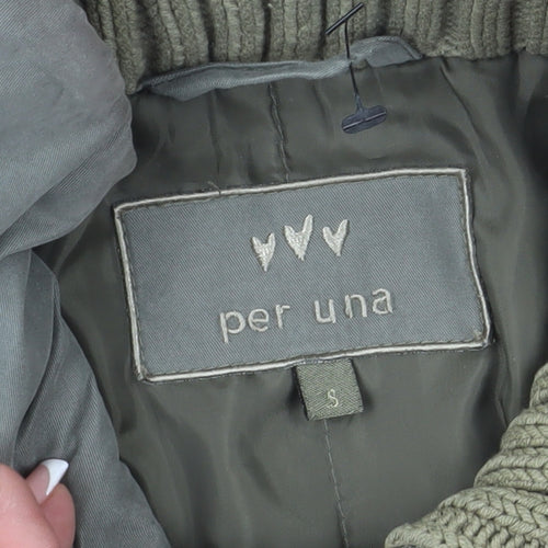Marks and Spencer Women's Grey Coat - S, Overcoat Style