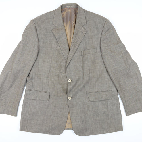 Montague Jeffery Men's Grey 46R Classic Blazer