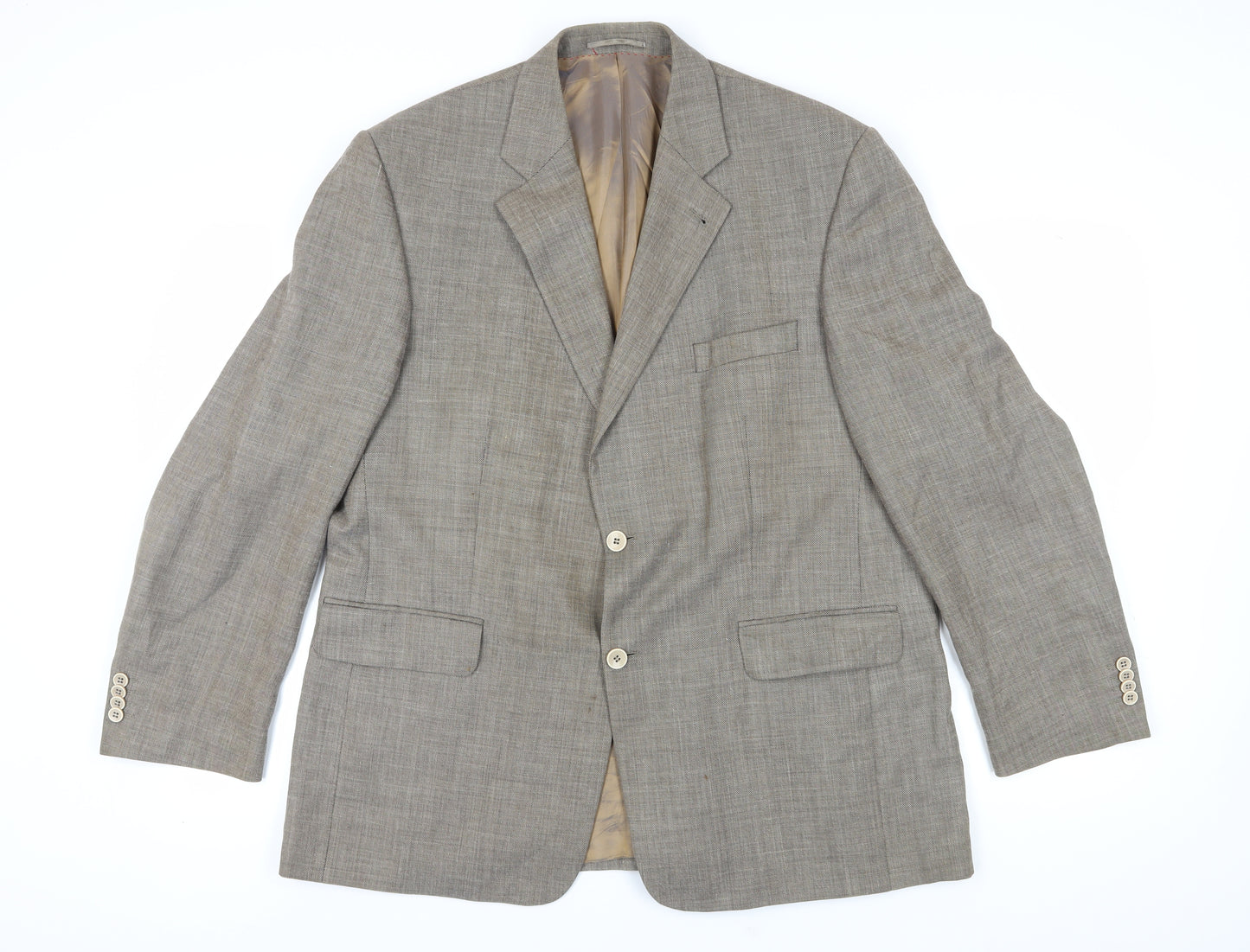 Montague Jeffery Men's Grey 46R Classic Blazer
