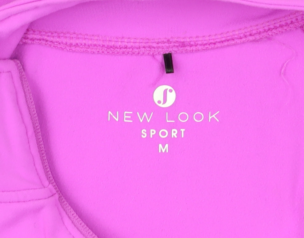 New Look Women's Pink Track Jacket M Slim Fit
