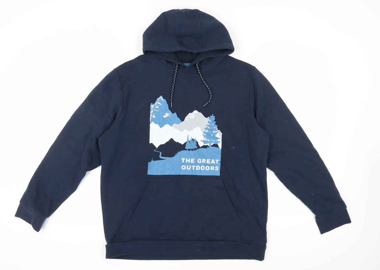 Mountain Warehouse Men’s Blue Outdoor Hoodie Size L