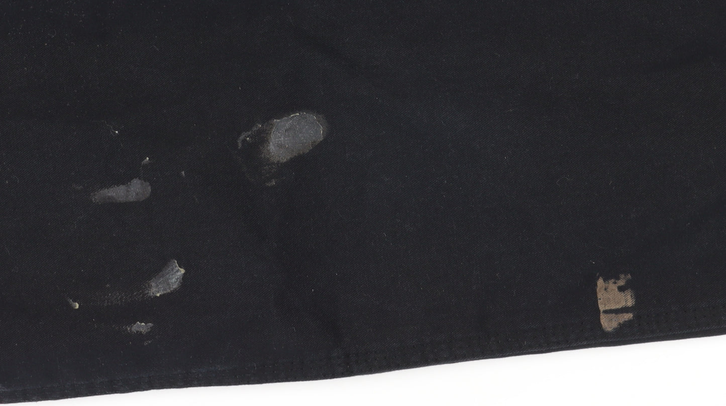 Veltuff Men's Black Cargo Trousers, Size 36