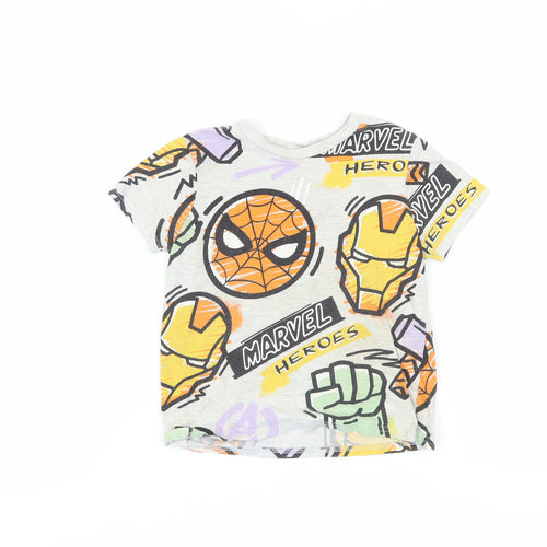 Marvel Boys Multicoloured T-Shirt, 4-5 Years, Graphic Print