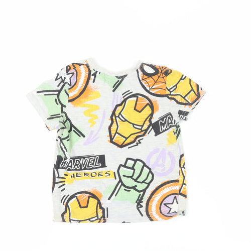 Marvel Boys Multicoloured T-Shirt, 4-5 Years, Graphic Print