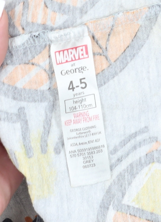 Marvel Boys Multicoloured T-Shirt, 4-5 Years, Graphic Print