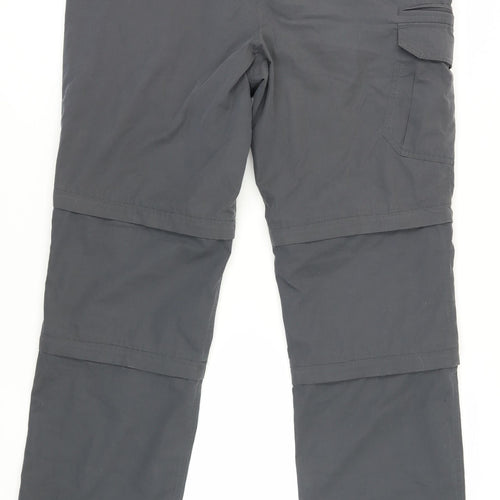 Brasher Men's Grey Cargo Trousers, 36 Waist