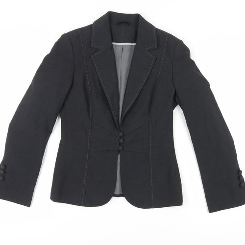 Marks and Spencer Women's Black Blazer Size 6 Petite