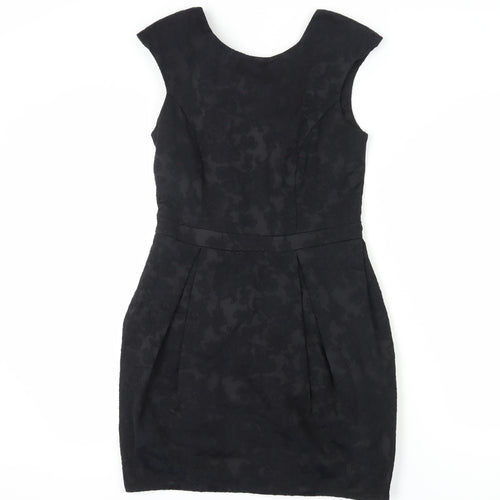 River Island Black Sheath Dress, Size 10, Party