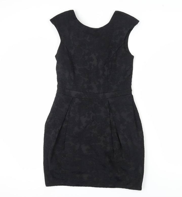 River Island Black Sheath Dress, Size 10, Party