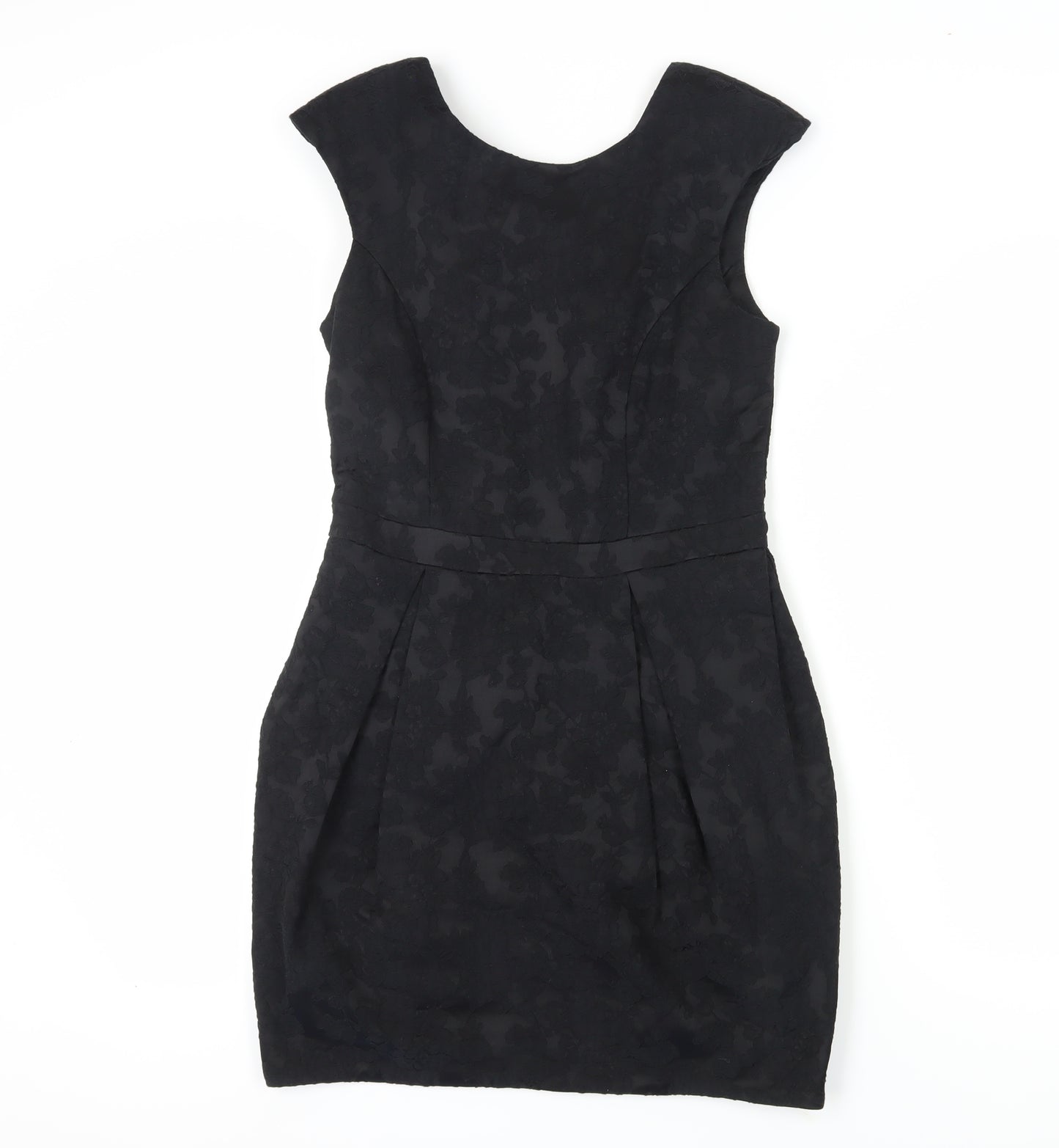 River Island Black Sheath Dress, Size 10, Party
