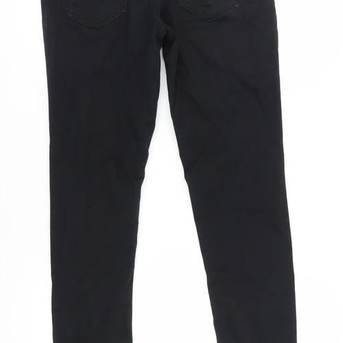 Zara Men's Black Slim Fit Chino Trousers Size 32