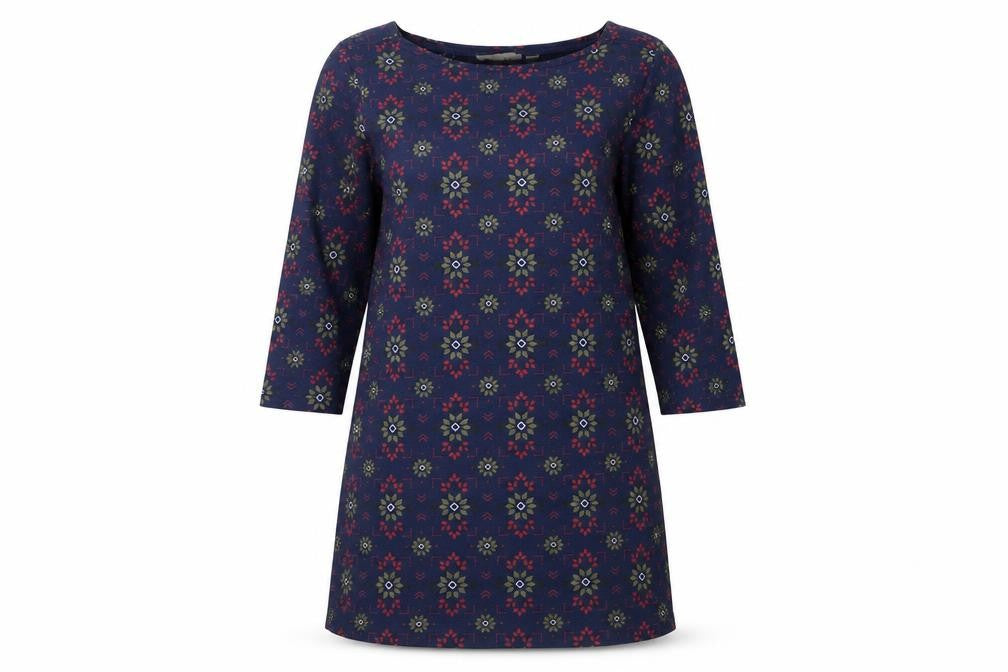 Front view of FatFace Women's Multicoloured Tunic, size 10, Autumn
