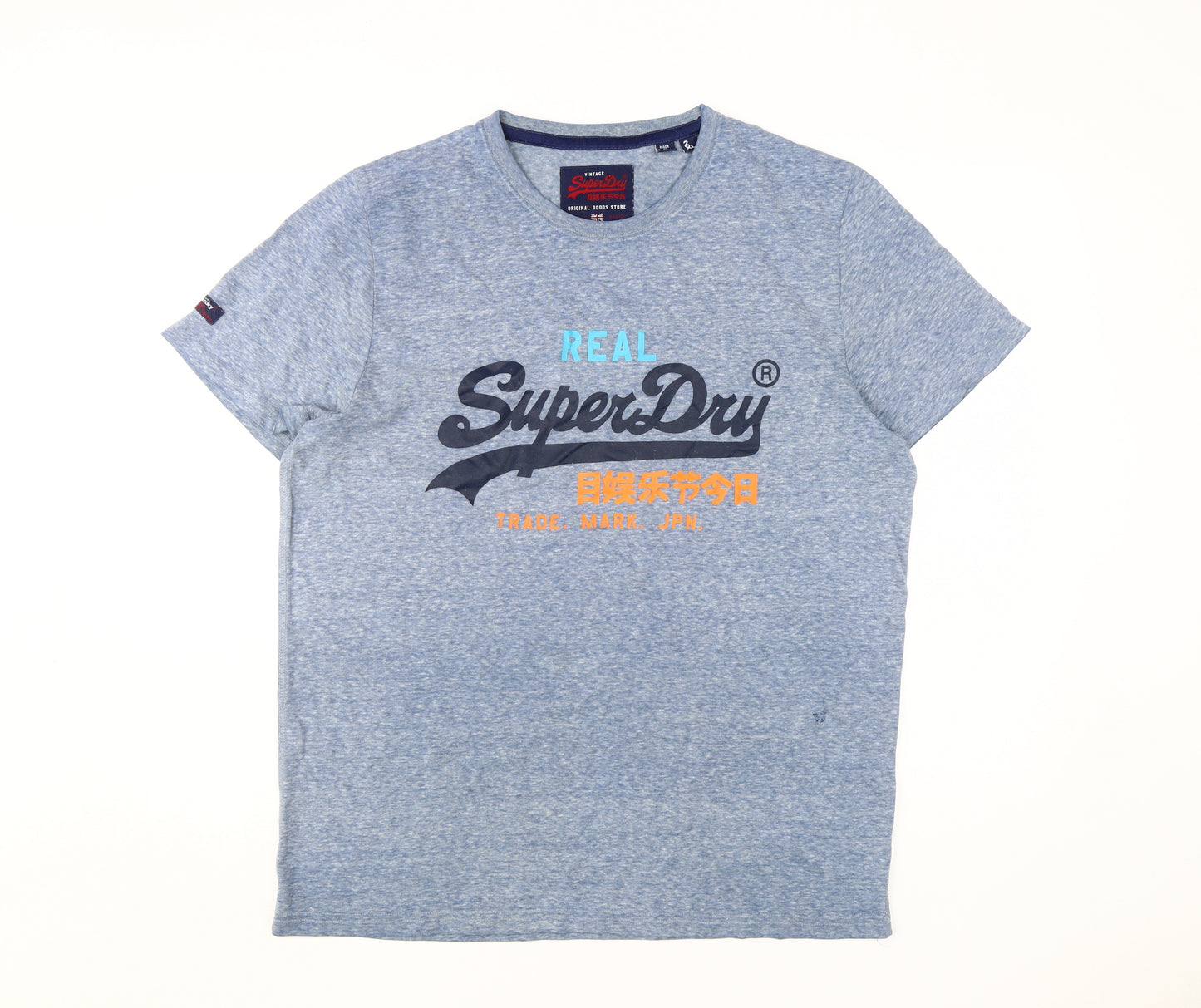 SuperDry Men's Blue 2XL Graphic T-Shirt