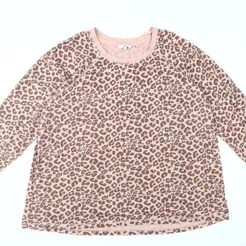 Next Women's Animal Print T-Shirt, Multicoloured, Size 26