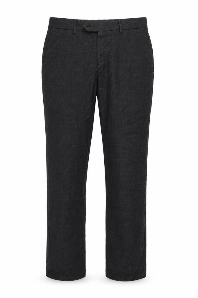 Calvin Klein Men's Black Wool Trousers, Size 52
