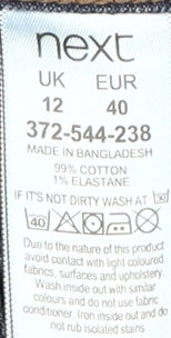 Next Women's Blue Skinny Jeans Size 12 Slim Fit