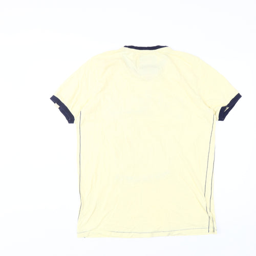 Tokyo Laundry Men's Yellow Graphic Print T-Shirt, Size L