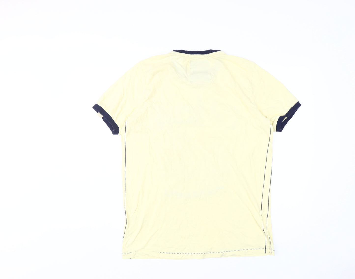 Tokyo Laundry Men's Yellow Graphic Print T-Shirt, Size L