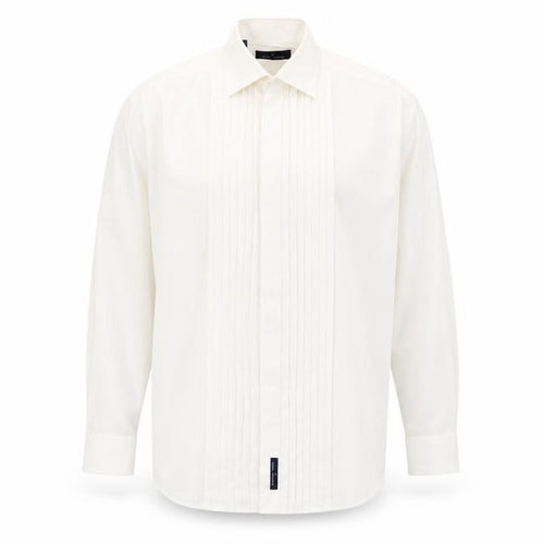 Daniel Hechter Men's White Formal Dress Shirt 15.5