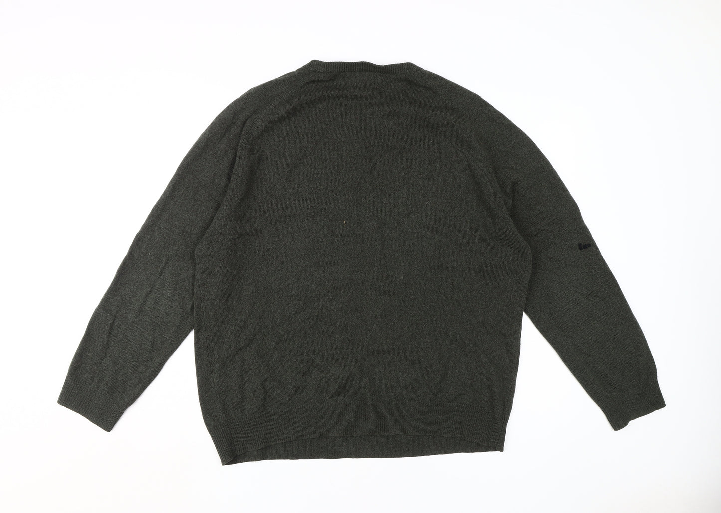 Marks & Spencer Green Wool Men's Pullover Size L