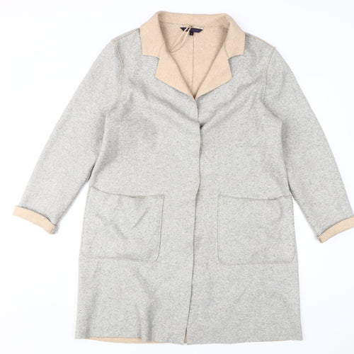 Marks and Spencer Women's Grey Overcoat Size 10