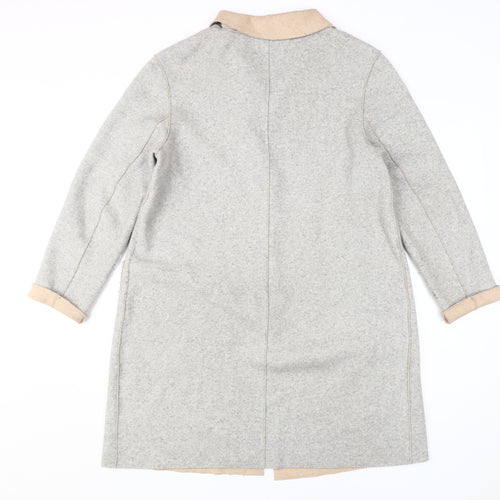 Marks and Spencer Women's Grey Overcoat Size 10
