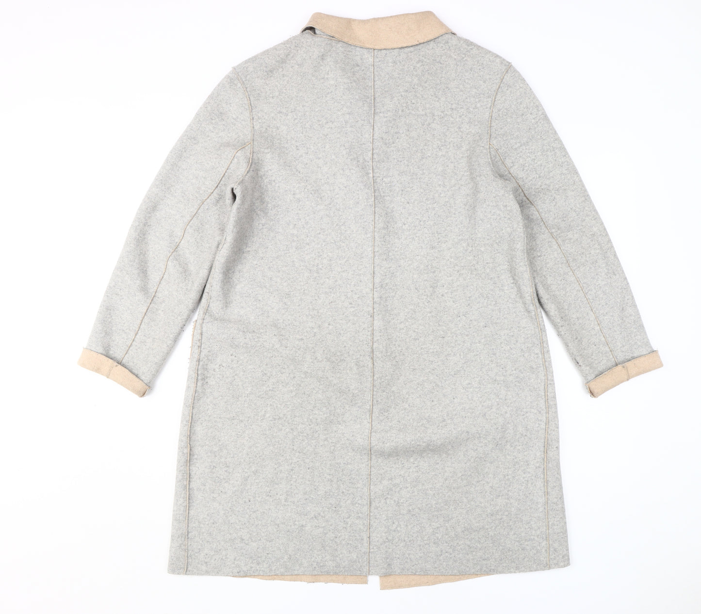Marks and Spencer Women's Grey Overcoat Size 10