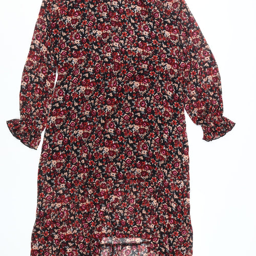 Next Women Multicoloured A-Line Midi Dress Size 14