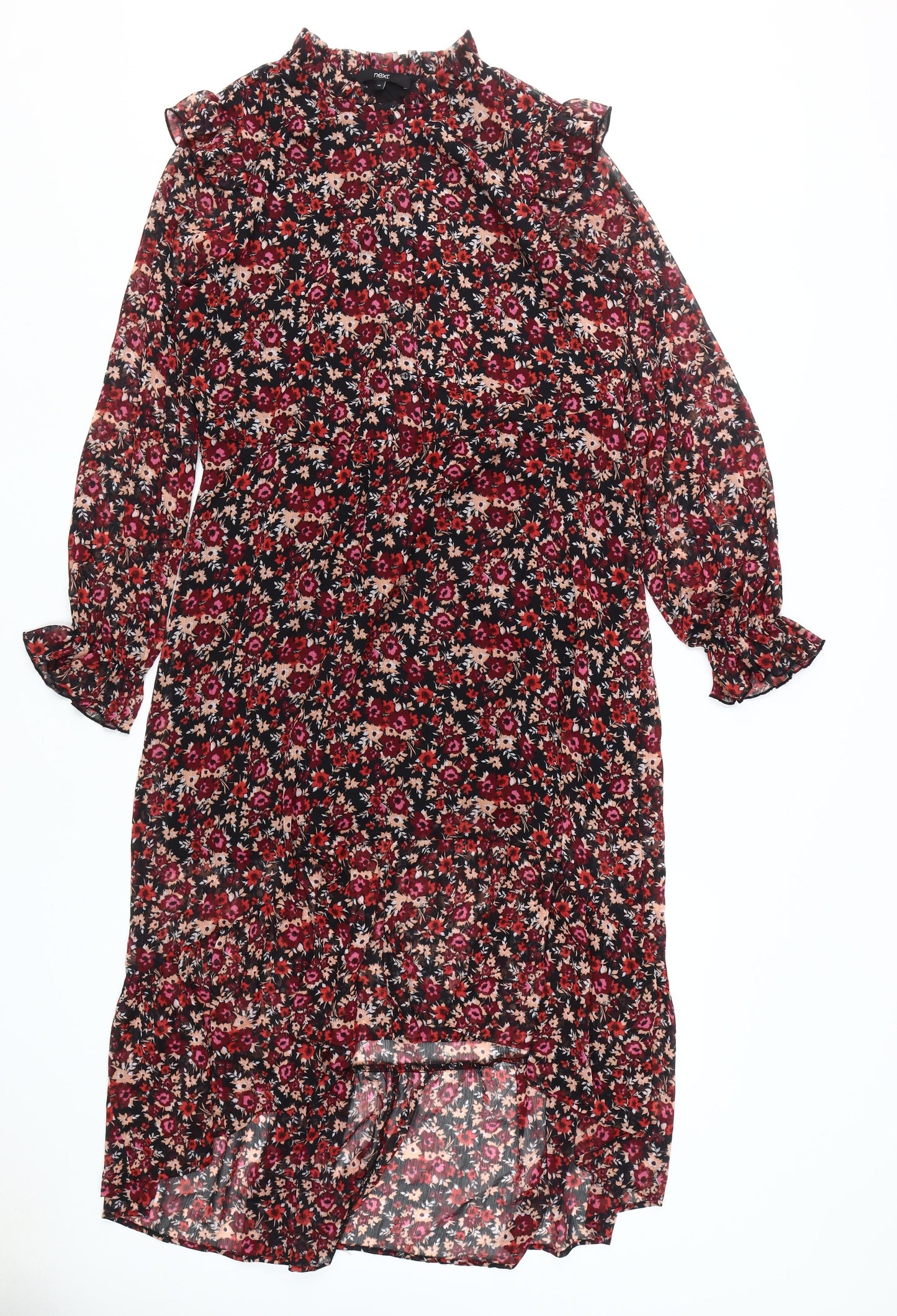 Next Women Multicoloured A-Line Midi Dress Size 14