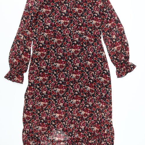 Next Women Multicoloured A-Line Midi Dress Size 14