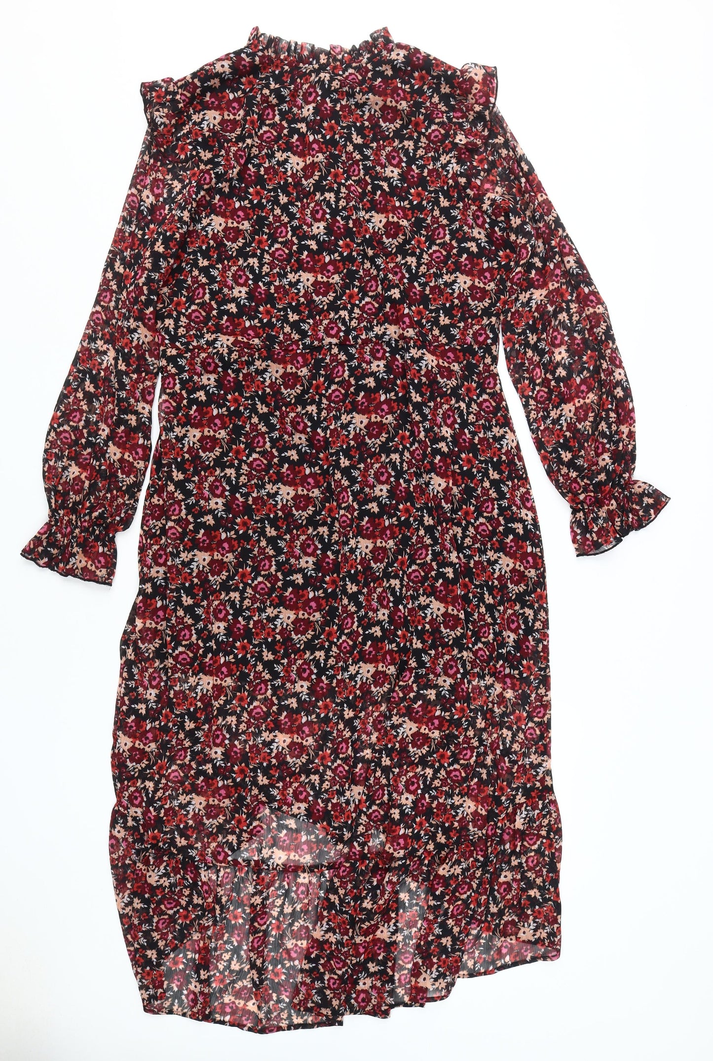 Next Women Multicoloured A-Line Midi Dress Size 14