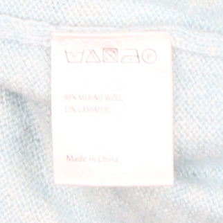 Hawes & Curtis Women's Blue V-Neck Pullover Jumper, Size 8