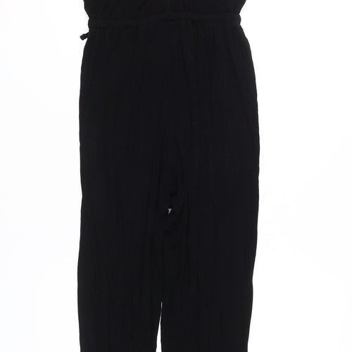 Next Women's Black Jumpsuit, Size 6, Elastic Waist
