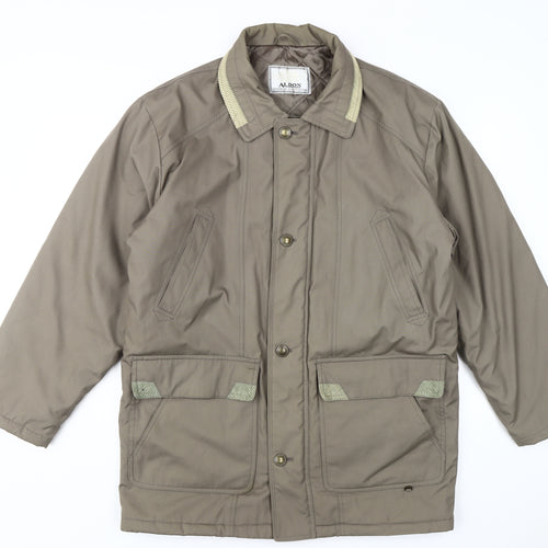 Aldon Men's Brown Basic Jacket, M, Lined Casual