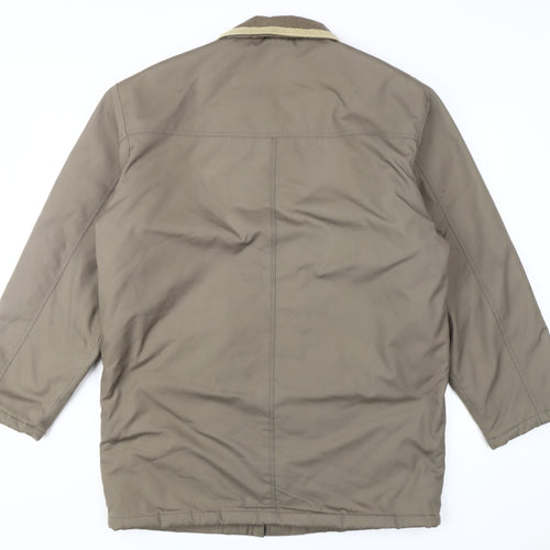 Aldon Men's Brown Basic Jacket, M, Lined Casual