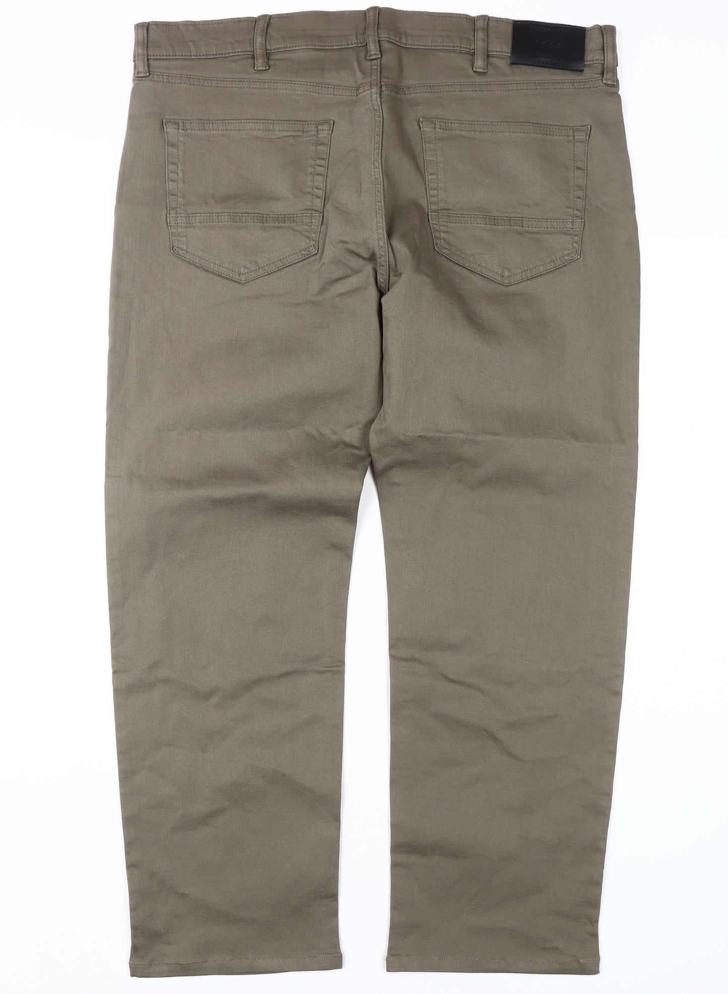 Marks and Spencer Men's Brown Straight Fit Jeans Size 38