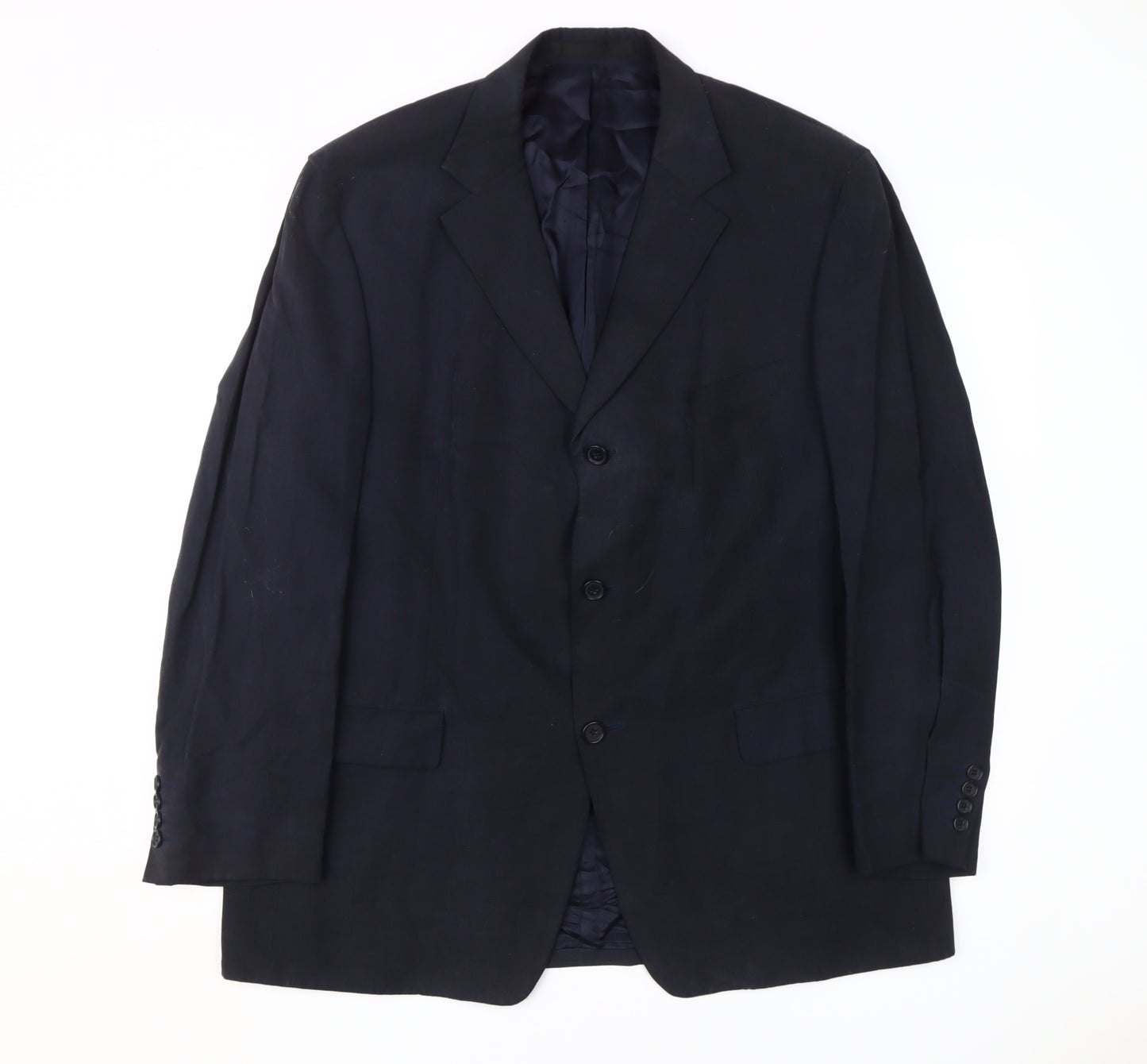Marks and Spencer Men's Blue Blazer 44 Short Jacket