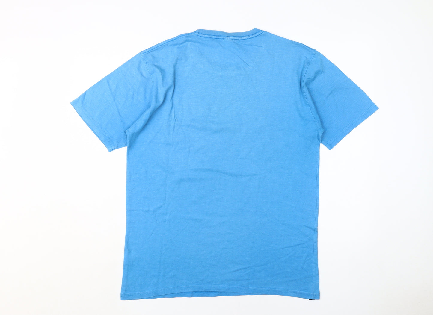Saltrock Men's Blue Graphic Logo T-Shirt, Size L, Crew Neck