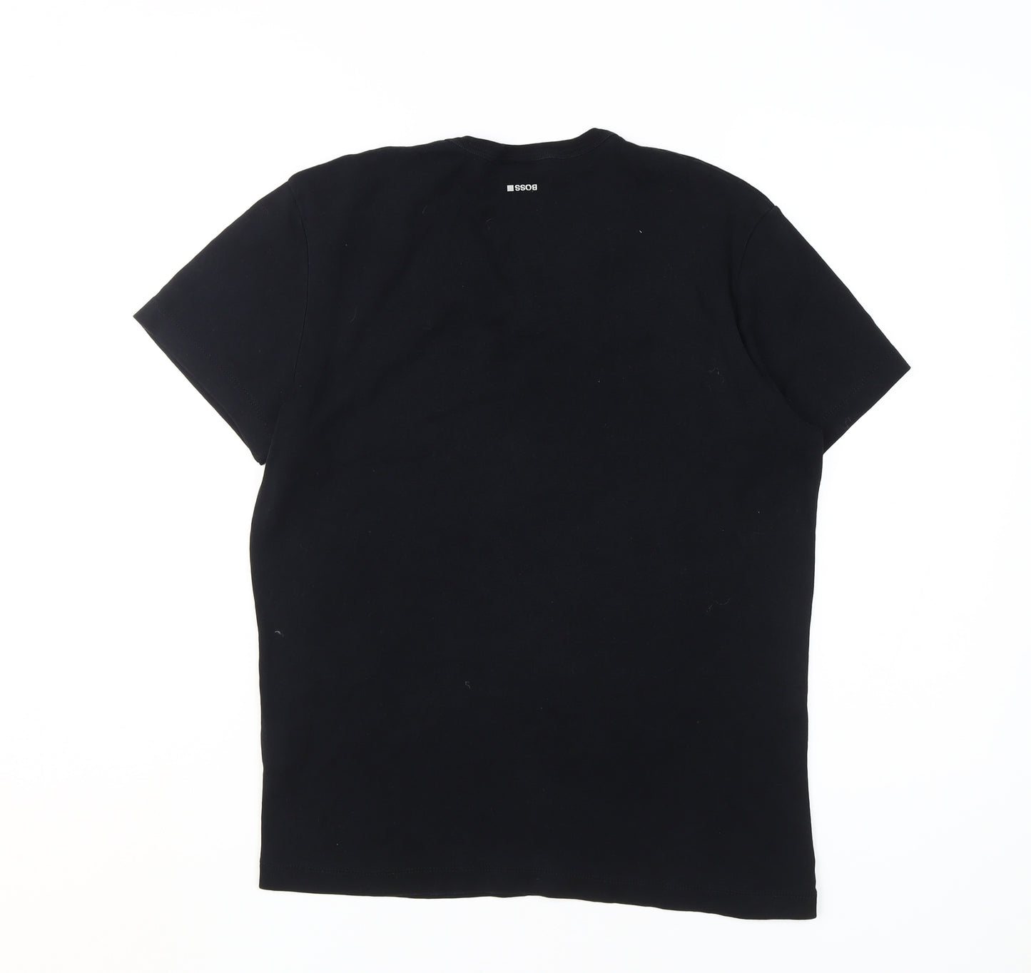 Hugo Boss Men's Black V-Neck T-Shirt, Size L