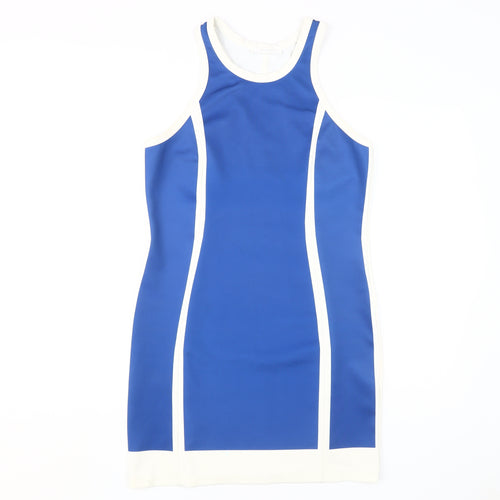 Zara Women’s Blue Mini Bodycon Dress UK 10