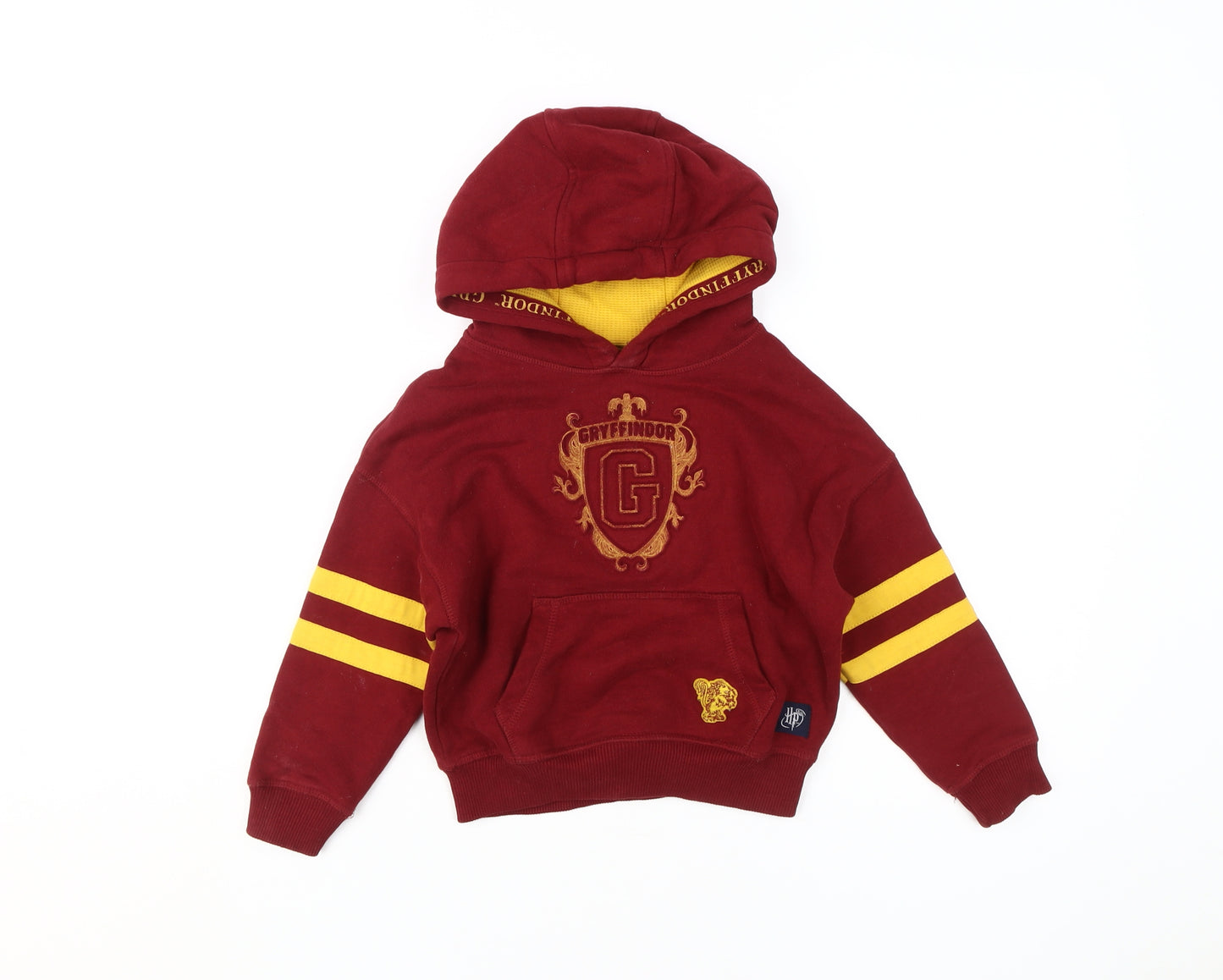 Marks and Spencer Boys Red Harry Potter Pullover Hoodie 3-4 Years
